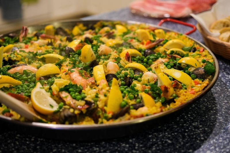 Paella dish